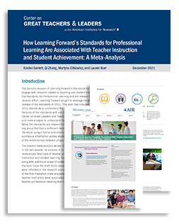 Standards-Meta Analysis Report_Cover